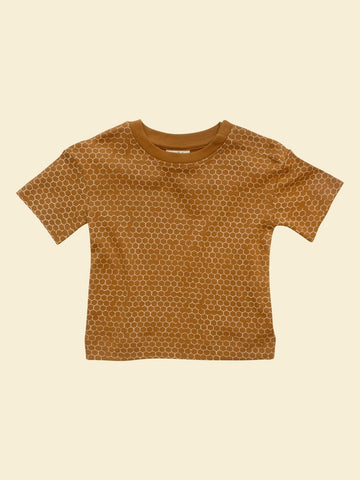 Organic Baby & Toddler Short-sleeve Tee - Honeycomb