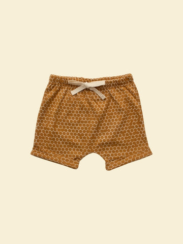 Organic Baby & Toddler Shorts - Honeycomb