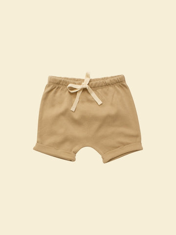 Organic Baby & Toddler Shorts - Sand