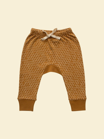 Organic Baby & Toddler Pants - Honeycomb