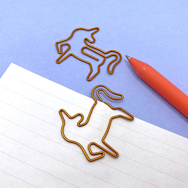 Neon Magpie Paper Clips