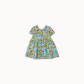 RuffleButts + RuggedButts - Girls Classroom Crew Short Sleeve Knit Twirl Dress