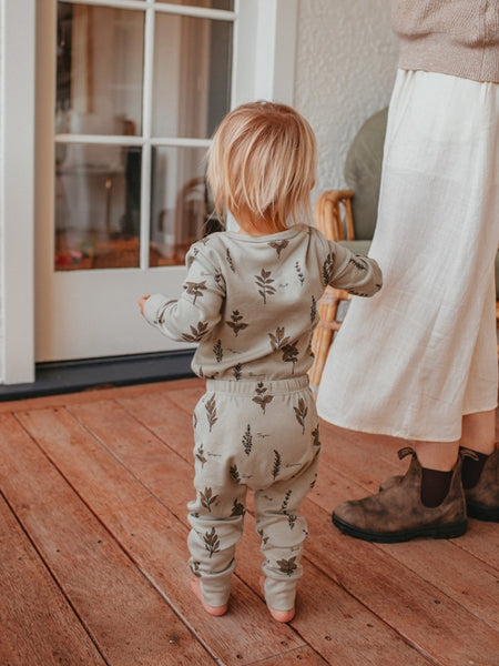 Organic Baby Long-sleeve Bodysuit - Herb