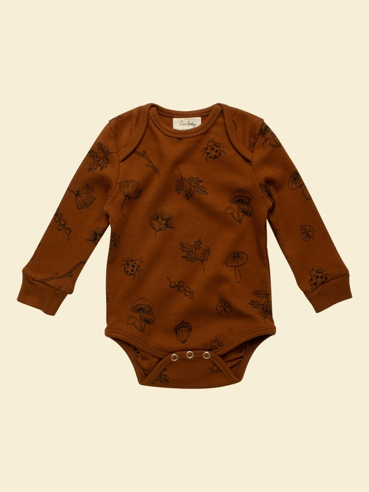 Organic Baby Long-sleeve Bodysuit - Nature Walk