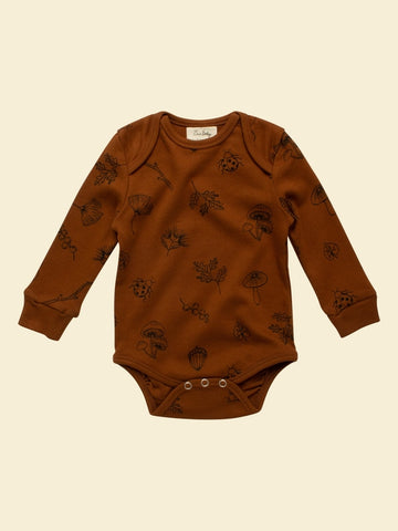 Organic Baby Long-sleeve Bodysuit - Nature Walk