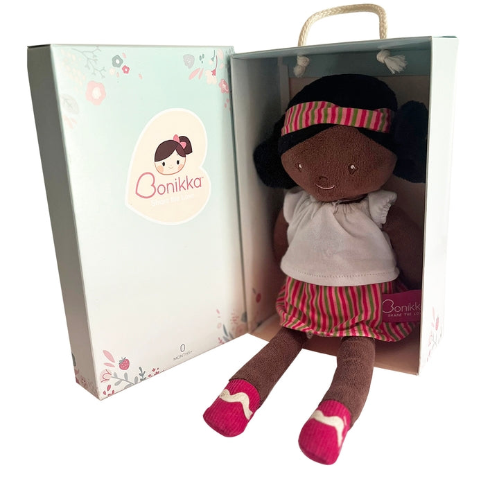Tikiri Toys - Amy Doll with Black Hair