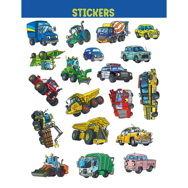 DESIGN ORIGINALS - Coloring Book - Super Cool Trucks, Tractors, and Cars
