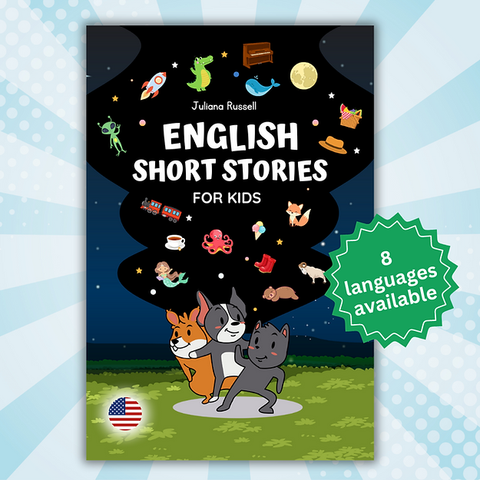 Language Mindset - Short Stories with Salt, Pepper and Sunny! Bilingual Short Stories