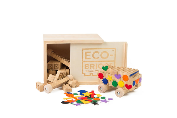 Eco-bricks™ Bamboo 45pcs + felt