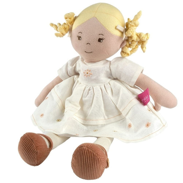 Priscy Doll in White Linen Dress/Display Box