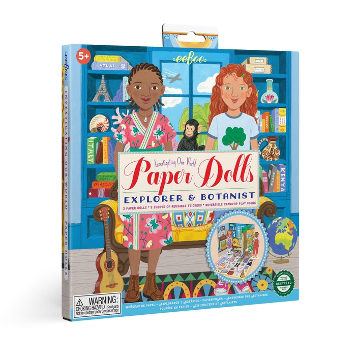 Explorer and Botanist Paper Doll Set