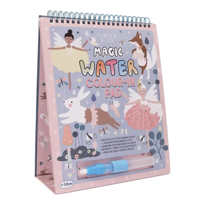 Floss and Rock - Magic Color Changing Watercard Easel and Pen - Enchanted