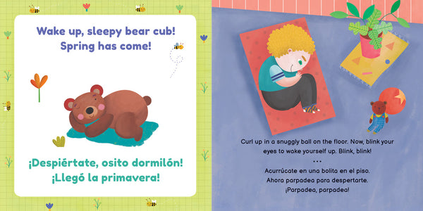 Niños yoga: Brave Bear / Oso valiente Board Book