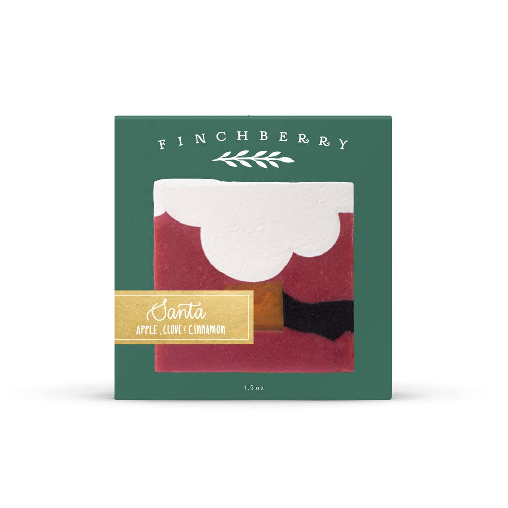 FinchBerry - Santa - Artisan Handmade Holiday Boxed Soap