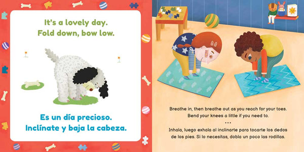 Niños yoga: Strong Puppy / Perrito fuerte Board Book