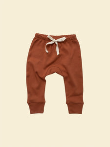 Organic Baby & Toddler Pants - Terracotta