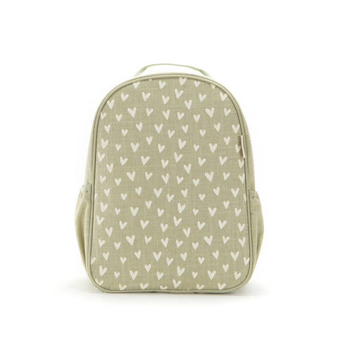 Little Heart Sage Toddler Backpack