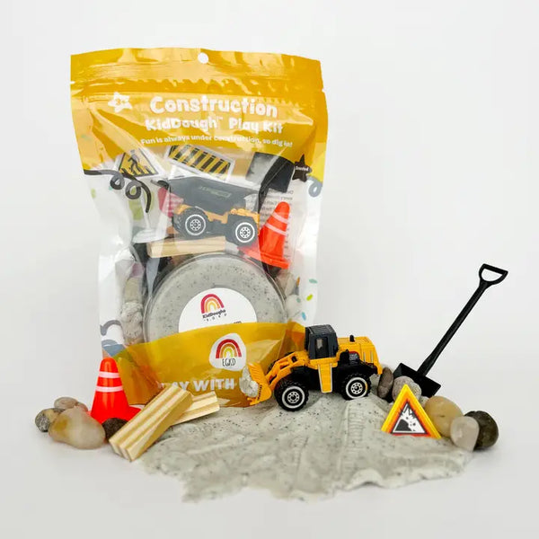 Earth Grown KidDoughs - Construction (Cookies & Cream) Kiddough Play Kit