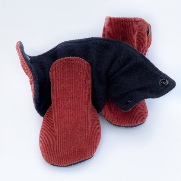 Gus Kids Co. - Baby Boots Faux Suede - Rust