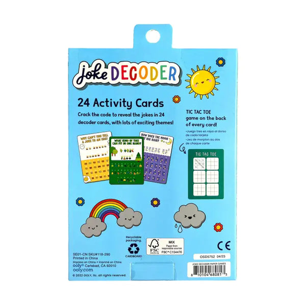 OOLY - Joke Decoder Activity Cards - Set of 24