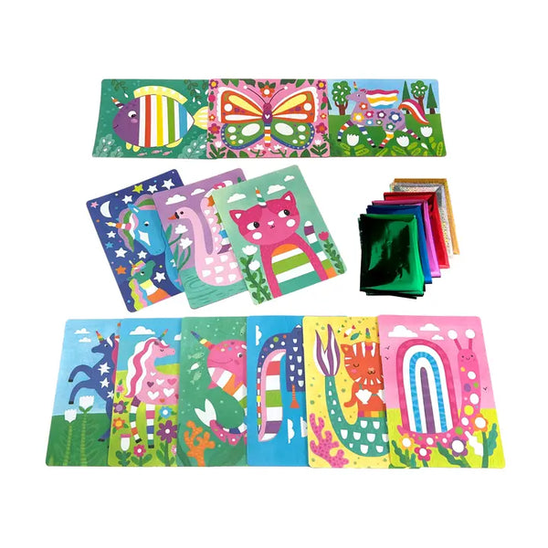 OOLY - Foil-Tastic Foil Art Kit: Whimsical World