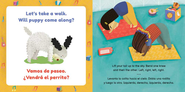 Niños yoga: Strong Puppy / Perrito fuerte Board Book