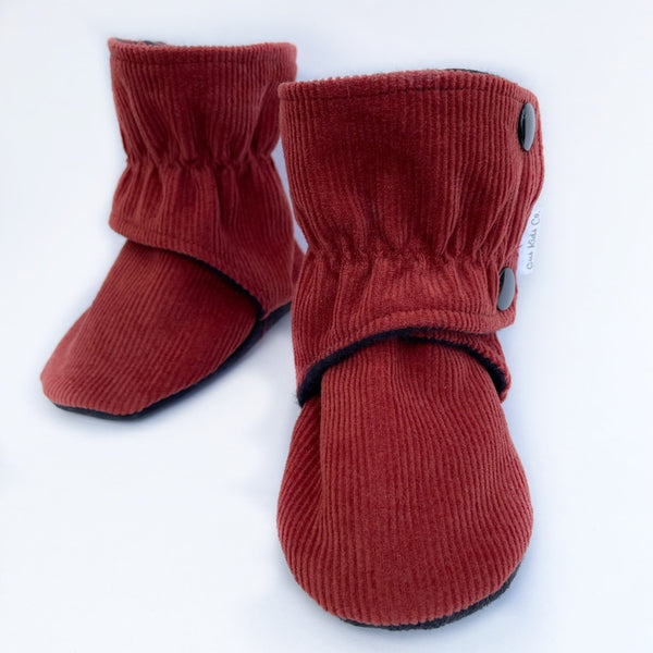 Gus Kids Co. - Baby Boots Faux Suede - Rust
