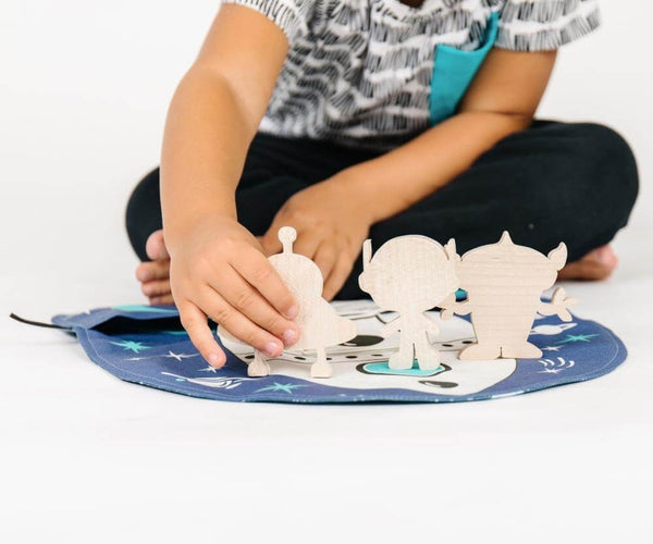 Rocket Ship Play Mat - Planets