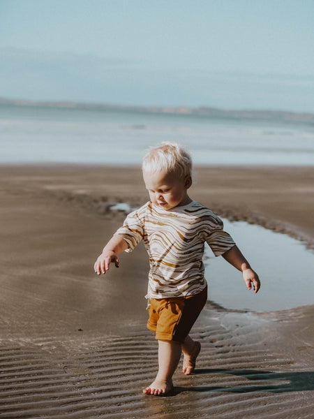 Ziwi Baby - Organic Baby & Toddler Shorts - Ochre