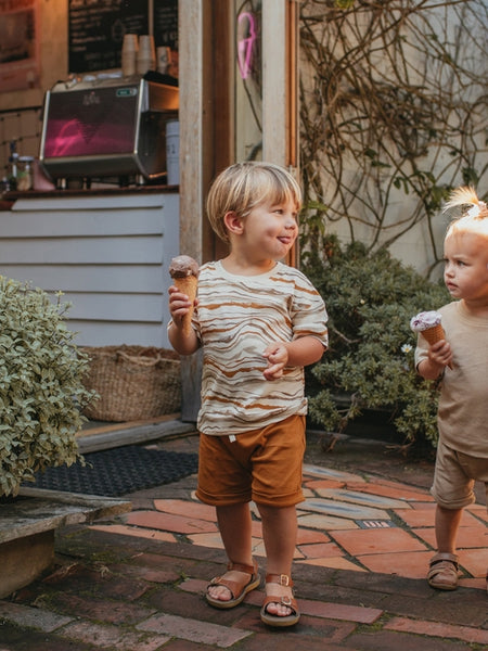 Ziwi Baby - Organic Baby & Toddler Shorts - Ochre