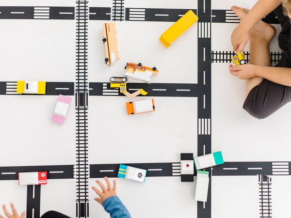 Road and Track Tape - Train Tracks
