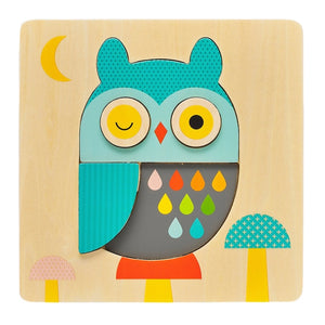 Chunky Wood Puzzle Little Owl