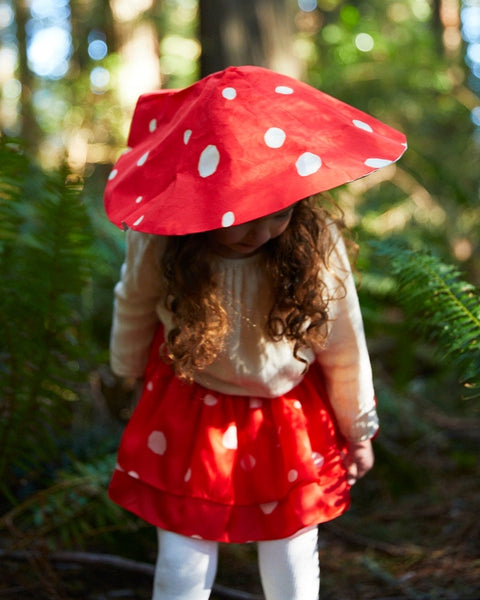 100% Mulberry Silk Kids Mushroom Hat