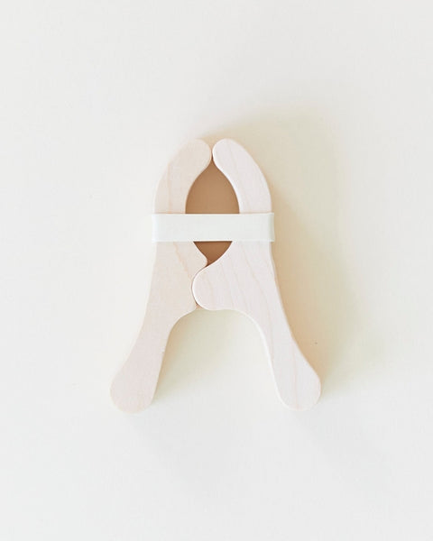 Sarah’s Silks - Wooden Playclips - Waldorf, Montessori Building Toy 1 Play Clip