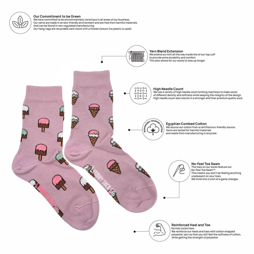 Friday Sock Co. - Kid's Ice Cream Socks