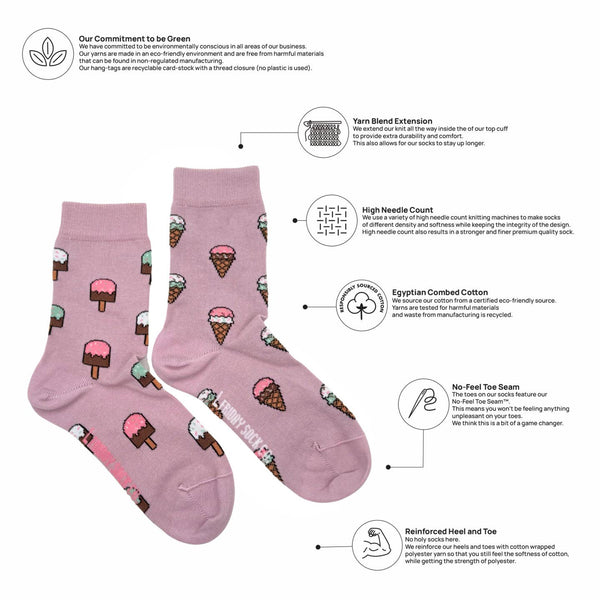 Friday Sock Co. - Kid's Ice Cream Socks