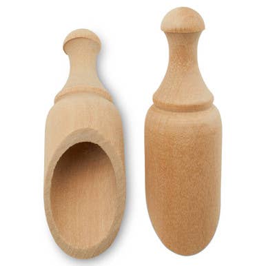 3-3/4" Wood Toy Scooper