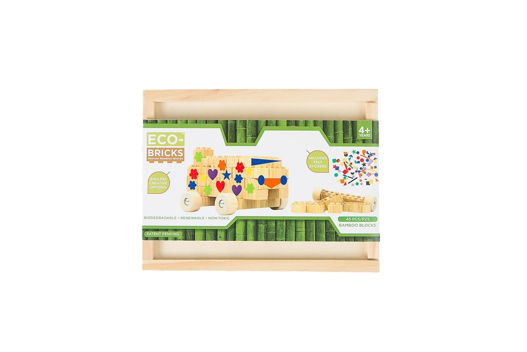 Eco-bricks™ Bamboo 45pcs + felt