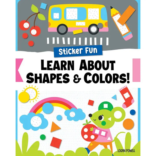 Happy Fox BOOKS - Activity Book - Sticker Fun: Learn About Shapes and Colors