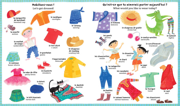 My Big Barefoot Book of French and English Words Bilingual French Hardcover