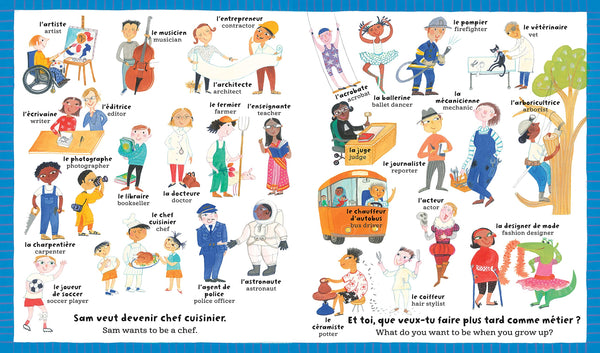 My Big Barefoot Book of French and English Words Bilingual French Hardcover