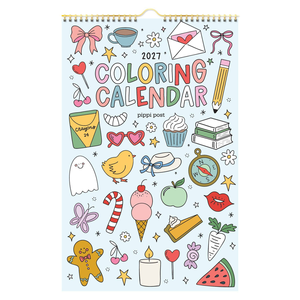 Pippi Post - 2027 Coloring Calendar