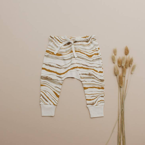 Organic Baby & Toddler Pants - Wave