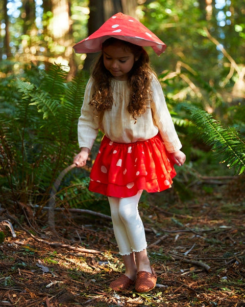 100% Mulberry Silk Kids Mushroom Hat
