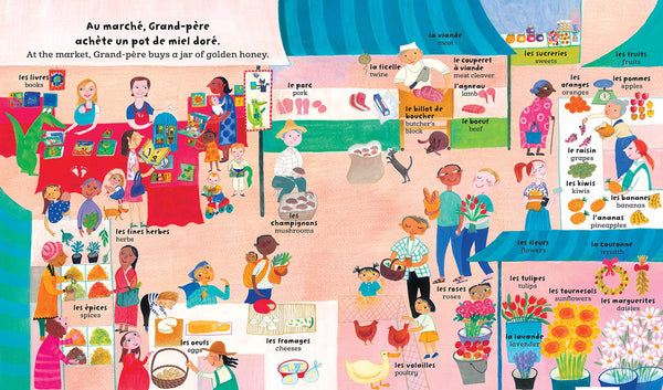 My Big Barefoot Book of French and English Words Bilingual French Hardcover