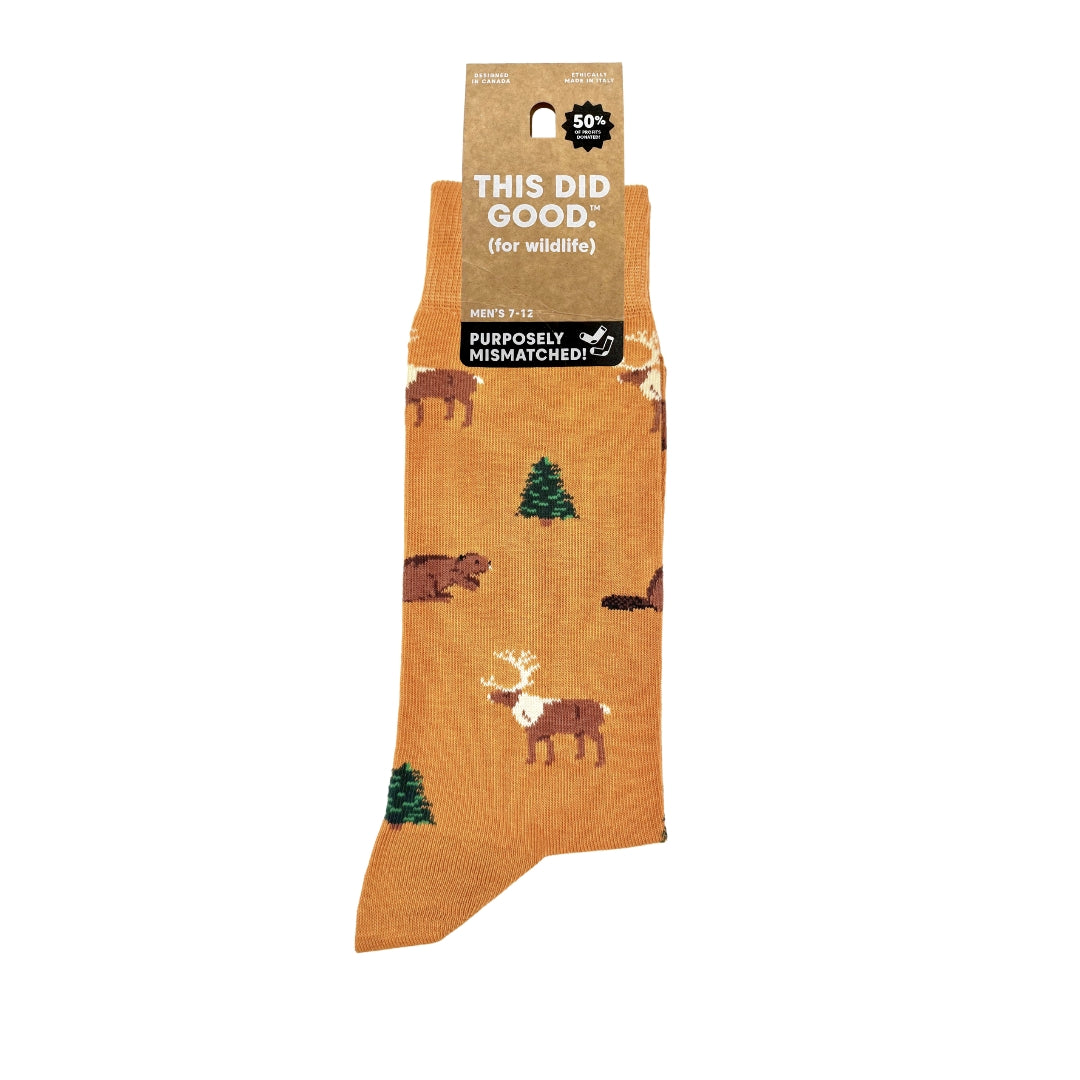 Friday Sock Co. - Men's Wildlife This Did Good Socks - Outdoorsy Gift For Dad