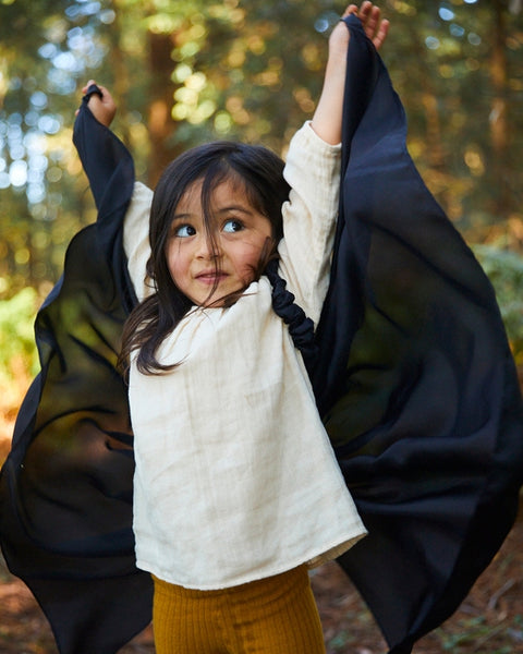 100% Silk Bat Wings - Dress-Up Play, Pretend Play, Halloween