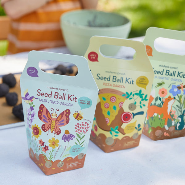 Modern Sprout - Diy Seed Ball Kit - Wildflower Garden