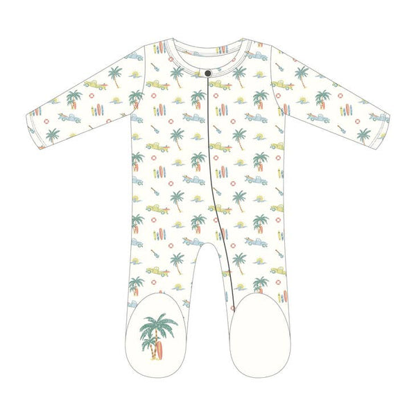 Footie Romper - Beach Vibes