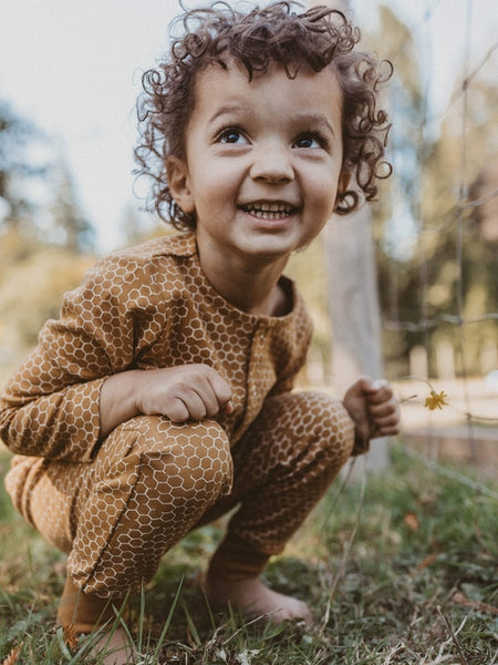 Ziwi Baby - Organic Baby & Toddler Pants - Honeycomb